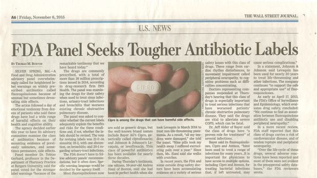 WSJ Friday Nov 6 2015